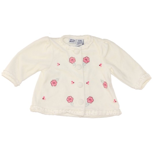 Kids Play Girls White Sweater