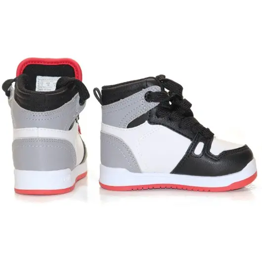 Levis Boys White/Black Sneakers