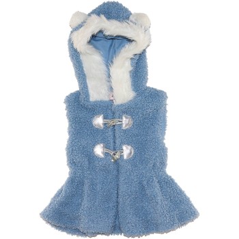 Little Lass Girls Blue Vest