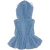 Little Lass Girls Blue Vest