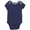 Little Me Boys Blue Onesie