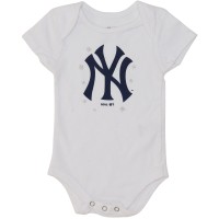 Yankees Gender Neutral White Onesie