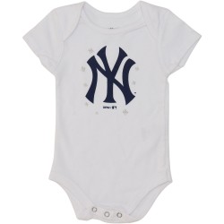 Yankees Gender Neutral White Onesie