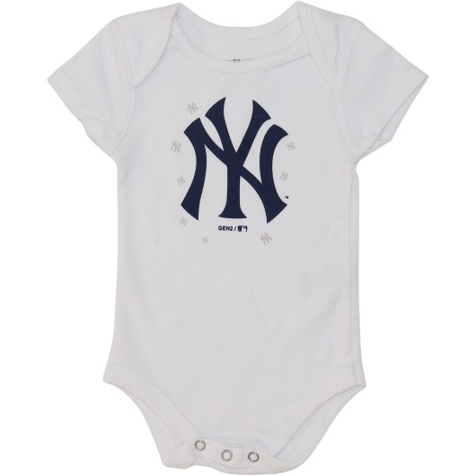 Yankees Gender Neutral White Onesie