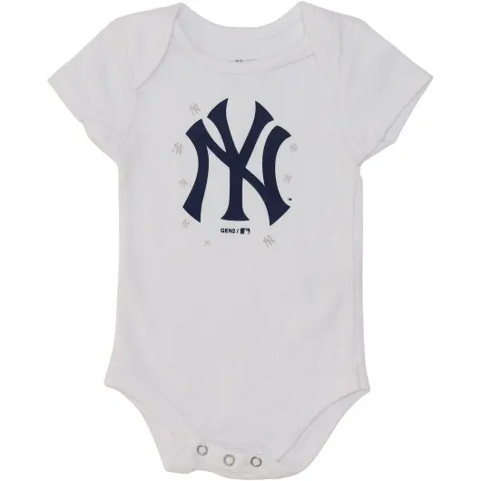 Yankees Gender Neutral White Onesie