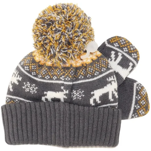 NYGB Gender Neutral Grey Winter Hat