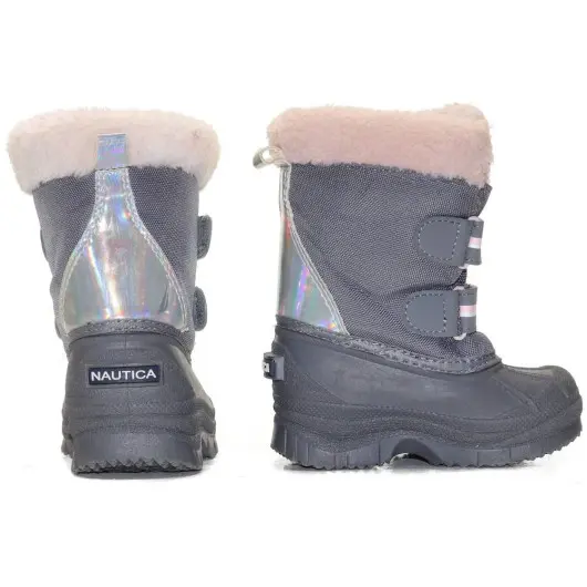 Nautica Girls Grey Boots