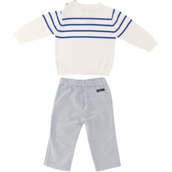 Nautica Boys White/Blue Casual Set Nautica Boys White/Blue Casual Set