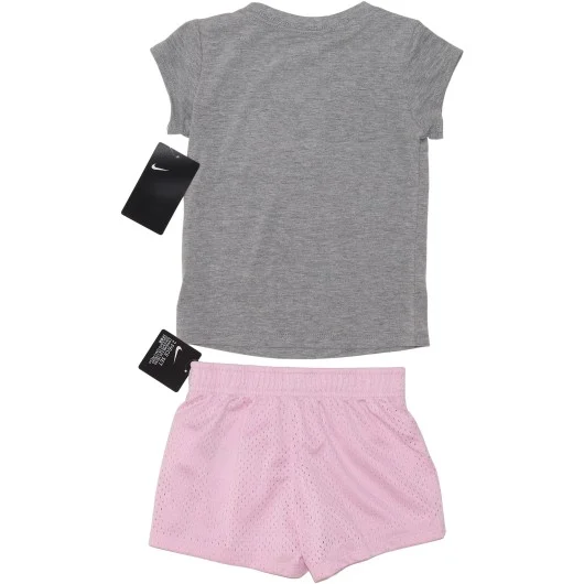 Nike Girls Grey/Pink Activewear Set