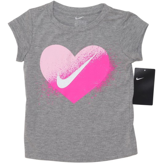 Nike Girls Grey/Pink Activewear Set Nike Girls Grey/Pink Activewear Set