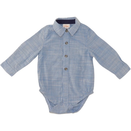 Cat & Jack Boys Blue Onesie