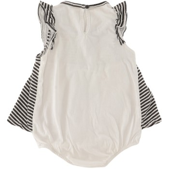 First Impressions Girls White/Black Onesie First Impressions Girls White/Black Onesie