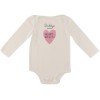 Koala Baby Boutique Girls White Onesie