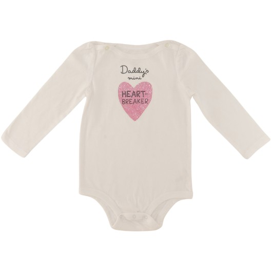 Koala Baby Boutique Girls White Onesie
