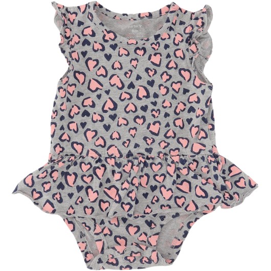 Carter's Girls Grey Onesie