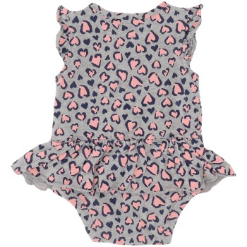 Carter's Girls Grey Onesie Carter's Girls Grey Onesie