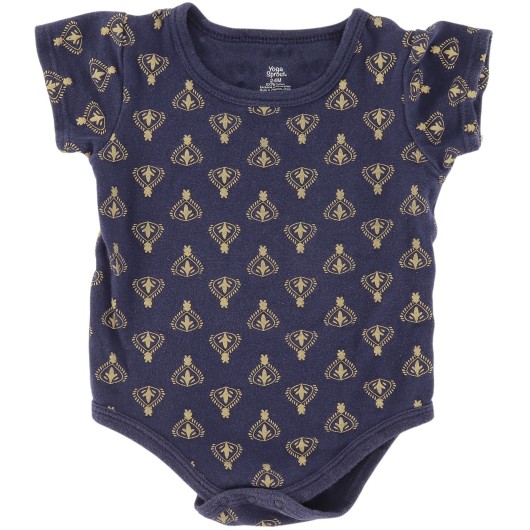 Yoga Sprout Girls Blue Onesie