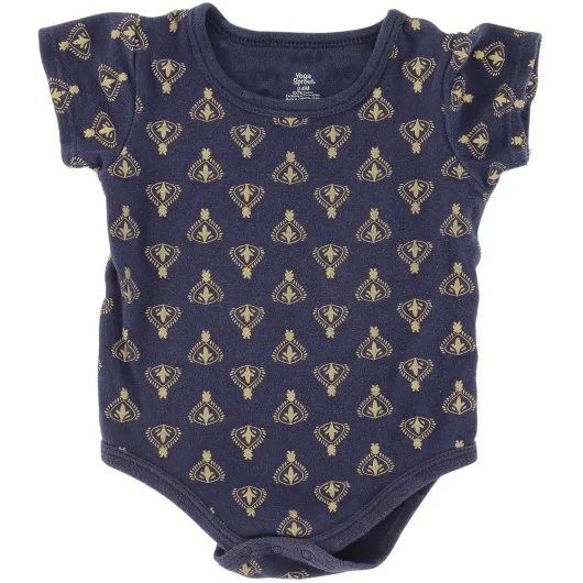 Yoga Sprout Girls Blue Onesie