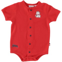First Moments Gender Neutral Red Onesie