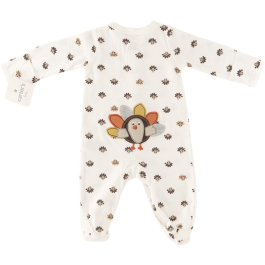 Carter's Gender Neutral White Romper Carter's Gender Neutral White Romper