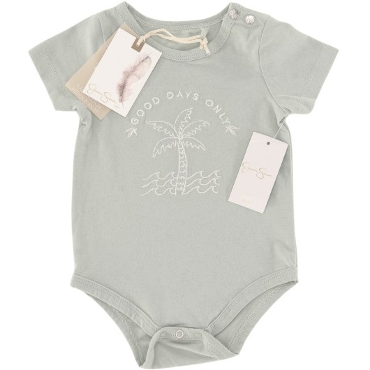 Jessica Simpson Girls Green Onesie