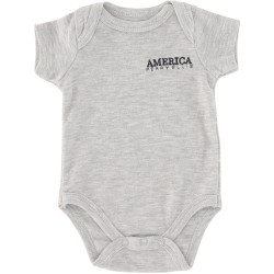 Perry Ellis Gender Neutral Grey Onesie