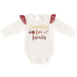 Chick Pea Girls White Onesie
