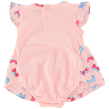 Bon Bebe Girls Pink Onesie