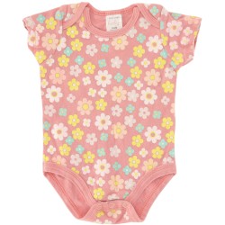 Mon Cheri Baby Girls Pink Onesie