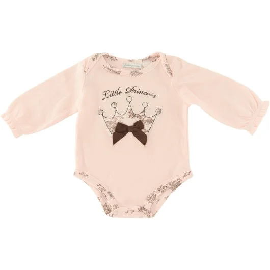 First Impressions Girls Pink Onesie
