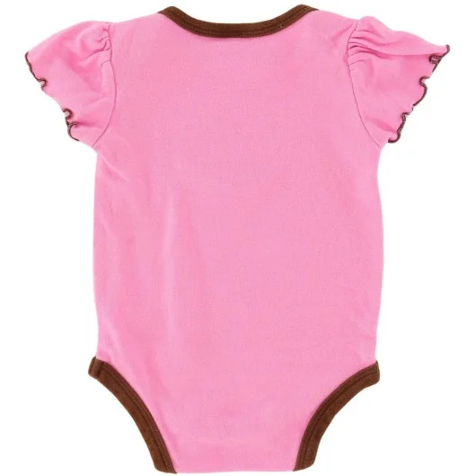 Baby Essentials Girls Pink Onesie