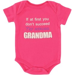 Kidgets Girls Pink Onesie