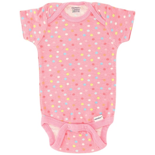 Gerber Girls Multi-Color Onesie