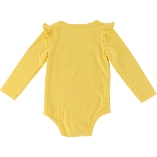 Koala Baby Boutique Girls Yellow Onesie