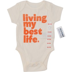 Old Navy Gender Neutral Cream Onesie