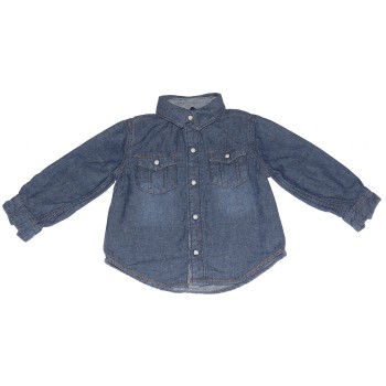 OshKosh Boys Blue Denim Button Shirt