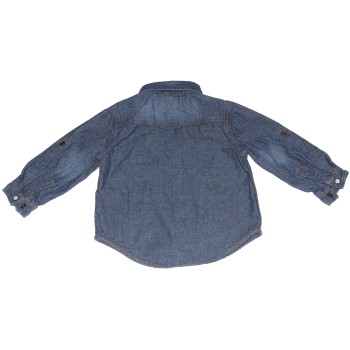 OshKosh Boys Blue Denim Button Shirt OshKosh Boys Blue Denim Button Shirt
