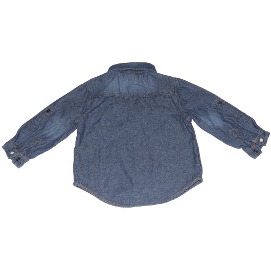 OshKosh Boys Blue Denim Button Shirt OshKosh Boys Blue Denim Button Shirt