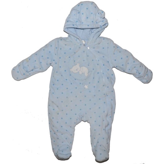 PitterPatter Boys Blue Romper