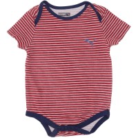 Puma Gender Neutral Burgundy/White Onesie