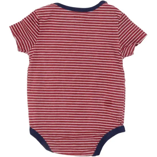Puma Gender Neutral Burgundy/White Onesie