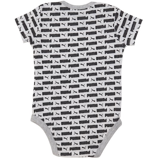 Puma Gender Neutral White Onesie Puma Gender Neutral White Onesie