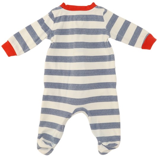 Koala Baby Boutique Boys Blue/White Romper