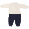 Baby Sweet Boys Blue/White Romper