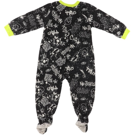 Kidgets Gender Neutral Black Romper Kidgets Gender Neutral Black Romper