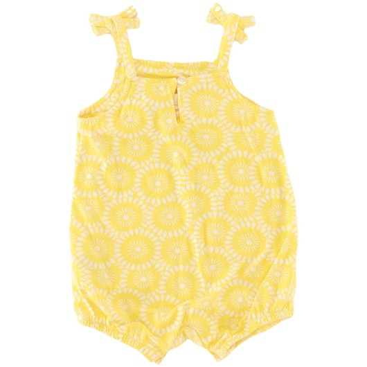 Baby Essentials Girls Yellow Romper Baby Essentials Girls Yellow Romper