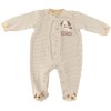 Little Wonders Boys Brown/White Romper