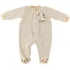 Little Wonders Boys Brown/White Romper