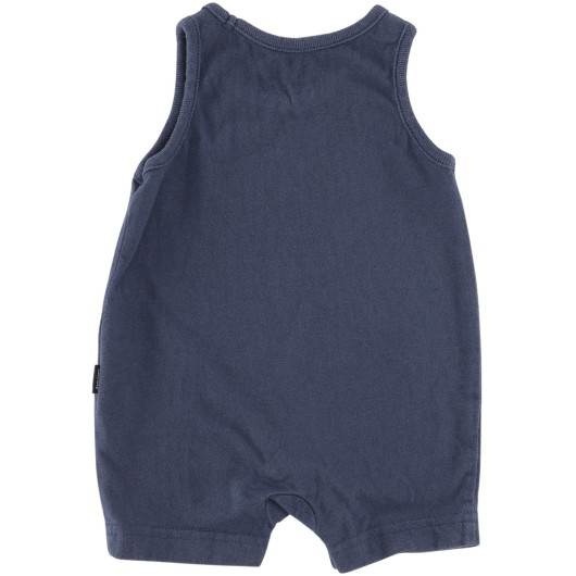 Gap Boys Blue Romper Gap Boys Blue Romper