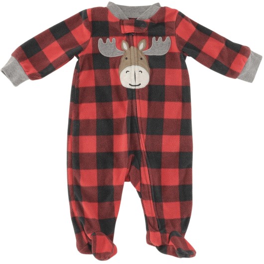 Carter's Gender Neutral Red/Black Romper